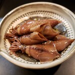 雁木亭 - ホタルイカの沖漬け