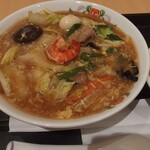 餃子の王将 - 五目あんかけラーメン＋小ライス