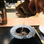 窯焼き割烹 黒泉 - トリュフを削る！削る！