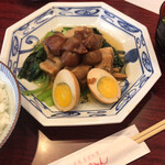 中華風家庭料理 ふーみん - ふーみん(豚肉の梅干煮定食)