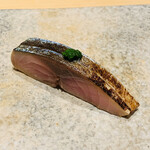 鮨 由う - 150点の炙り〆鯖 あたりネギで