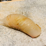 鮨 由う - 千葉県産平目の漬け