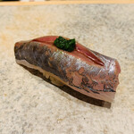 鮨 由う - 高知産縞鯵　あたりネギで