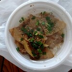 支那そば こてつ - 焼き肉丼400円