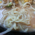 一平食堂 - 麺アップ