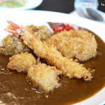 ダイニング　むさし - シーフードフライカレー（ホタテ、海老、イカ）