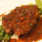 OGINO organic Restaurant - 【2012/1】バスク豚肩ロースのソテー　マデラ酒のソース（3300円）♪
