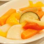 OGINO organic Restaurant - 【2011/10】野菜のピクルス♪