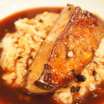 OGINO organic Restaurant - 【2011/10】フォアグラのソテー　アナゴのリゾット添え（2300円）♪