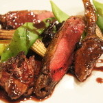 OGINO organic Restaurant - 【2011/10】フランス産　青首鴨のソテー　ブルーベリーソース（3800円）♪