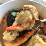 Spice&Dining KALA - ③野菜でヘルシーにね♪手羽元3本で食い応えオケ！