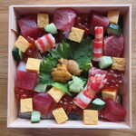 江戸前鮨 二鶴 - 吹き寄せちらし 4500円(税別)