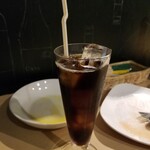 ワイン食堂 ホオバール - アイスコーヒー。