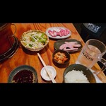 ジンギスカン楽太郎 - ジンギスカン定食