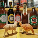 Ramu To Goushuu Jibie Baru Purasu Arufa Kicchin - 豪州産ビールの5本セット