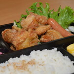 焼山食堂 - 鶏の唐揚げ弁当