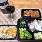 九条Tokyo - テイクアウトも★シェフ特製フレンチ弁当（島根県美郷町のイノシシの煮込み）
