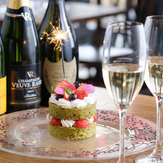 野菜がおいしいレストラン LONGING HOUSE - 記念日や、誕生日にはケーキも追加できます！