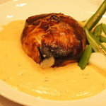 OGINO organic Restaurant - 【2011/7】スズキのホタテムース詰め　パイ包み焼き　ソース・ショロン（2800円）♥