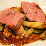 OGINO organic Restaurant - 【2011/7】仔羊背肉のハーブ岩塩包み焼き（3200円）♥（たぶん）