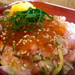 旬ダイニング鶴田 - テイクアウト　ネギトロいくら丼　
