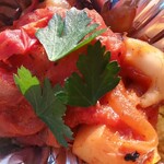 organ - スミイカのトマト風味とクスクス