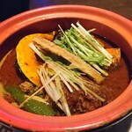 スープカレー しゃば蔵 - 羊骨スープの煮込ラムバーグ