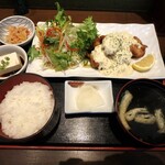 うなぎの川豊 - チキン南蛮定食￥980