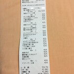 横浜大飯店 - "計算書"
