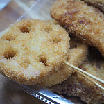 串カツ田中 - 定番5本盛とコロナにカツセット