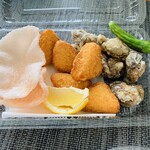 酔 - 砂肝唐揚げとチーズフライ