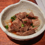 炭火焼とり えんや 梅田店 - 付きだし　スジぽん