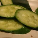 酒菜坊 橋蔵 - 梅キュウ　ズームアップ