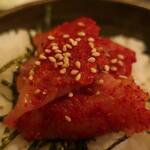 酒菜坊 橋蔵 - だし茶漬け＜明太子＞　ズームアップ