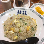 桂花ラーメン - 半チャーハン