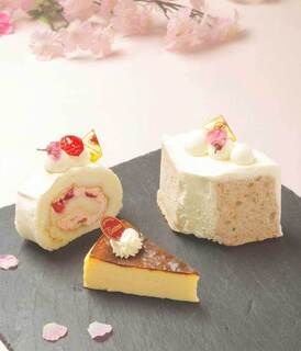 Gurandohoterunioujinanakamado - 桜のケーキ・バスクチーズケーキ