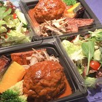 エール新町 - テイクアウトエールBOXハンバーグ1000円