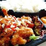 Resutoran Torezoru - から揚げペペロンチーノ400円【期間限定のお弁当】