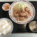 ニイハオ - 油淋鶏850円＆定食セット250円