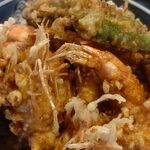 天麩羅 奈良木 - アップ( ≧∀≦)   海老の頭も美味しい