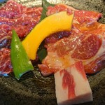 焼肉だいじゅ園 - 焼肉ボリュームセット 1,280円(税別)