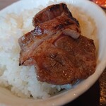 焼肉だいじゅ園 - ジンギスカン丼(笑)