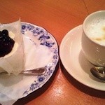 ドトールコーヒーショップ - レアチーズケーキセット★カフェラテをチョイス☆