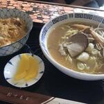 えのき - 味噌ラーメンとかつ丼