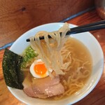 浜堂ラーメン - 麺のリフトアップ