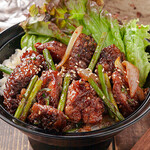 Yakiniku (Grilled meat) stamina bowl