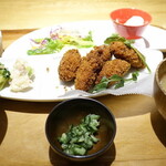 Obon De Gohan - カキフライ定食（1200円）