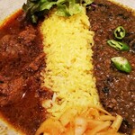 SPICY CURRY 魯珈 - 選べる２種カレー（ラム・限定）
