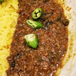 SPICY CURRY 魯珈 - 限定　ＨＣ担々咖喱（ハードコア中華風キーマカレー）