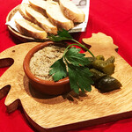 ・Homemade!! ``Chicken white liver paste'' & baguette